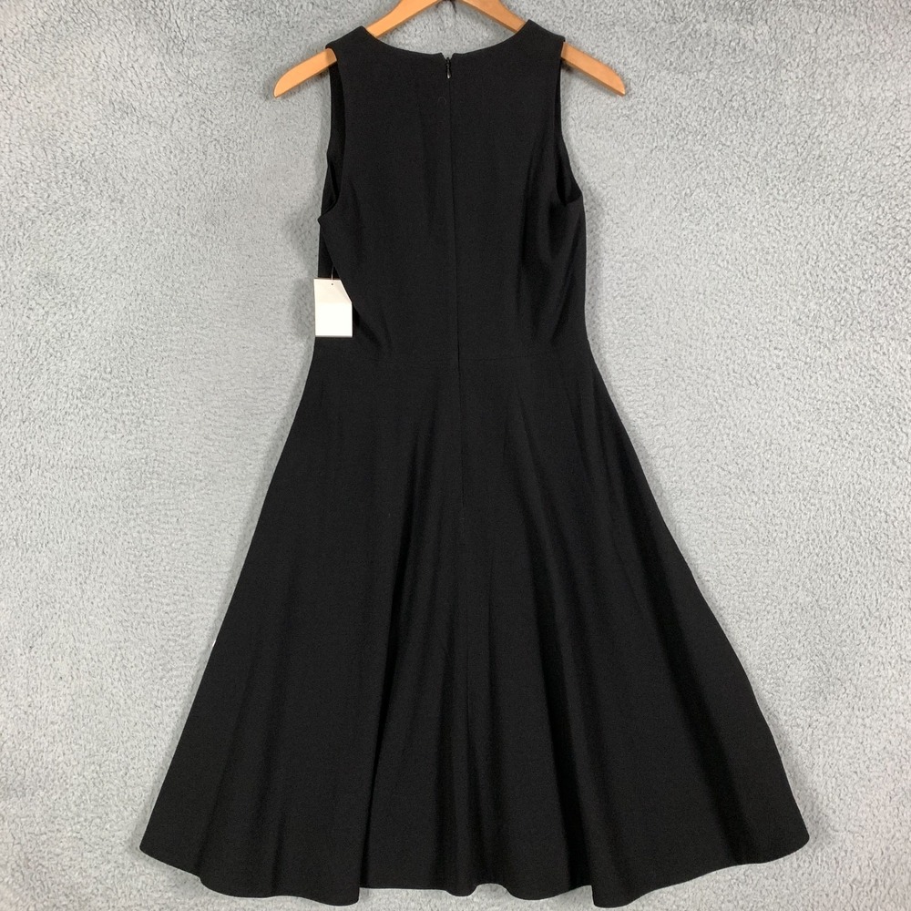 NWT Dress The Population Catalina Dress Size Medium Black Sleeveless Crepe $182 - Picture 6 of 13